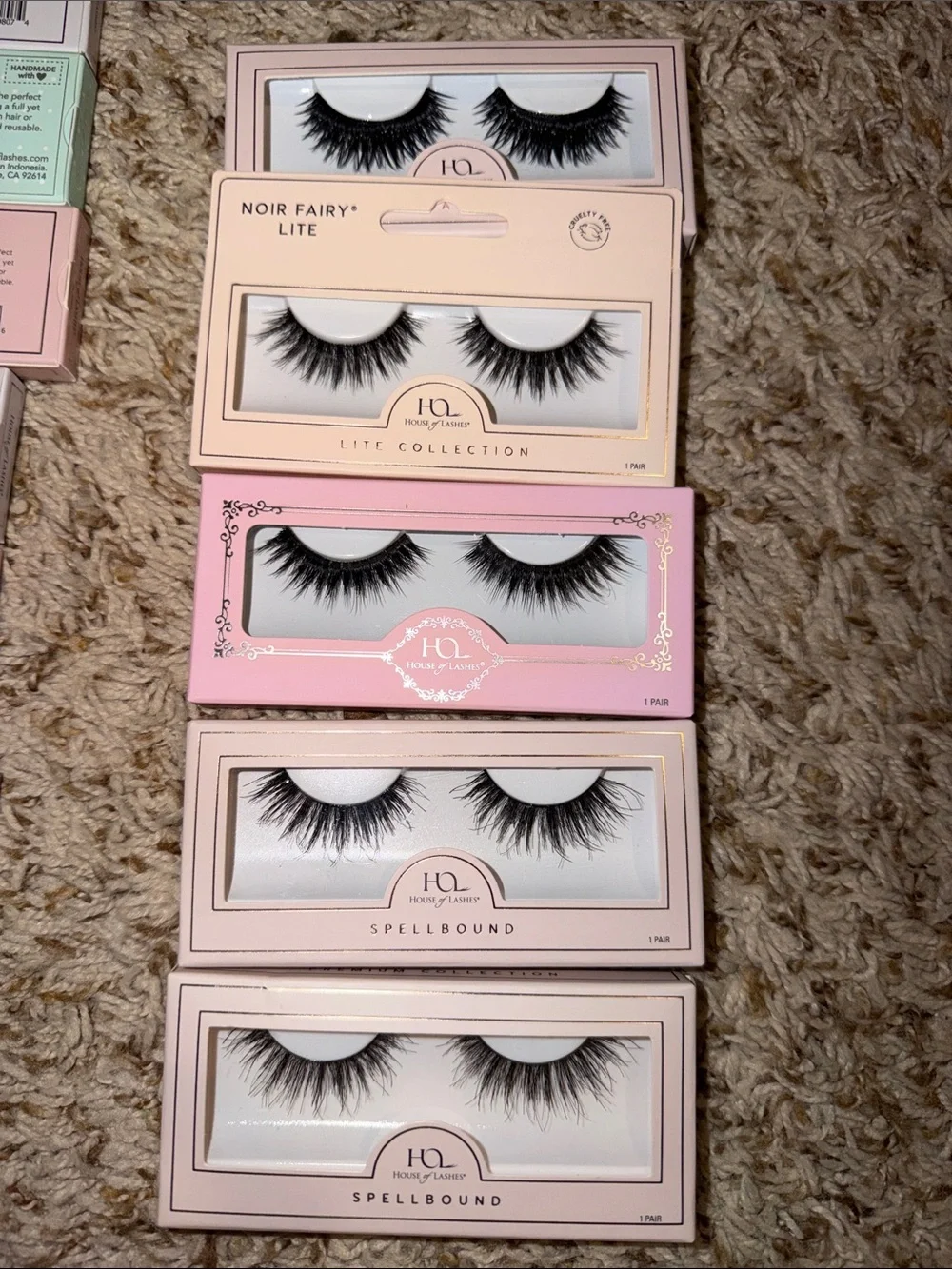 17 house of lashes/ tarte/ Anastasia various False Eyelashes Collection - Black